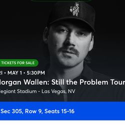 Morgan Wallen 5/1/26, Las Vegas