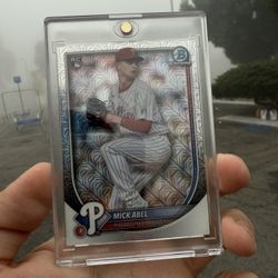 2025 Bowman Chrome Mick Abel Rookie Mojo Refractor Phillies
