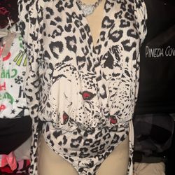 Cheetah Print Bodysuit