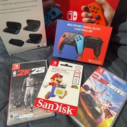 Brand New Nintendo Switch Plus Extras 