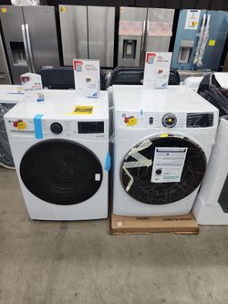 LG and GE WASHER AND DRYER SET