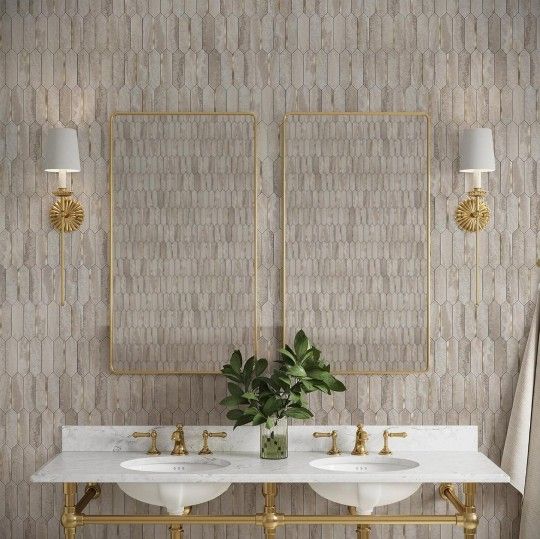 Brand New 10-Sheet Herringbone Tile Peel and Stick Backsplash