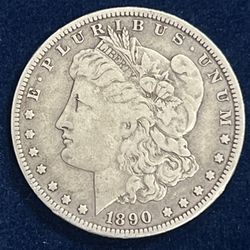 Morgan dollar 90% silver (1890) O