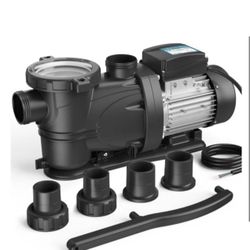 VIDAPOOL Pool Pump, Self Primming High Flow , 2HP, 8120 GPH, 220V)