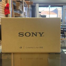 Sony FX3 Cinema Camera 