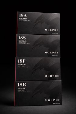 Morphe 18-Pan Eyeshadow Palettes Set - Blow Ya Away, Sunset Beats, Talkin' Flirty, Feeling Rosy