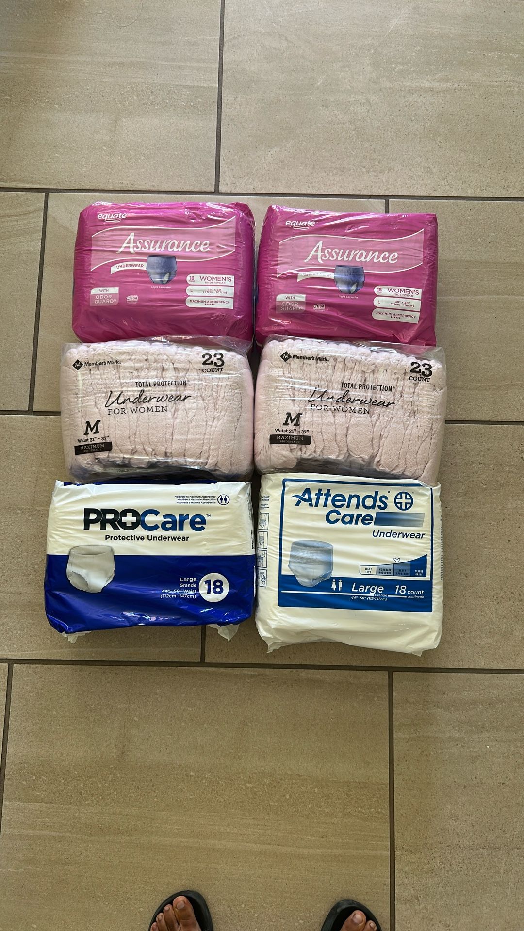 Adult Diapers for Women (Medium to Large)