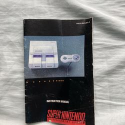 Super Nintendo Entertainment System Instruction Manual