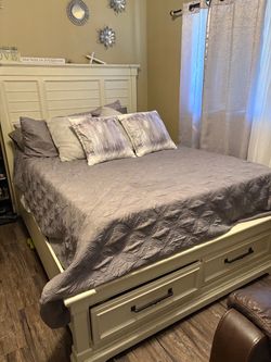 Queen size bed frame