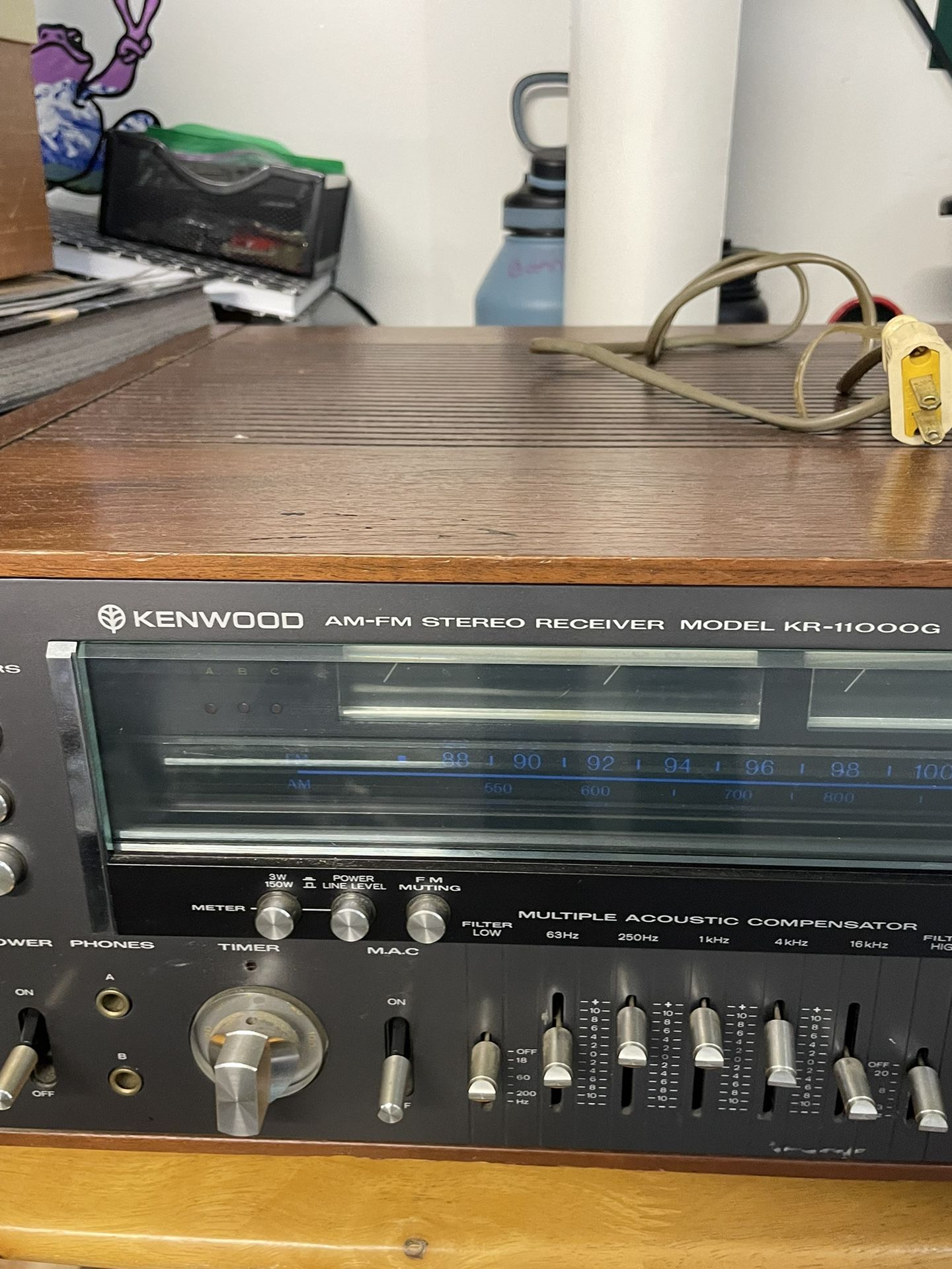 Kenwood AM-FM Stereo Receiver Model KR-11000G