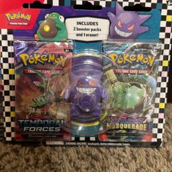 Gengar Eraser Pokemon Booster Packs