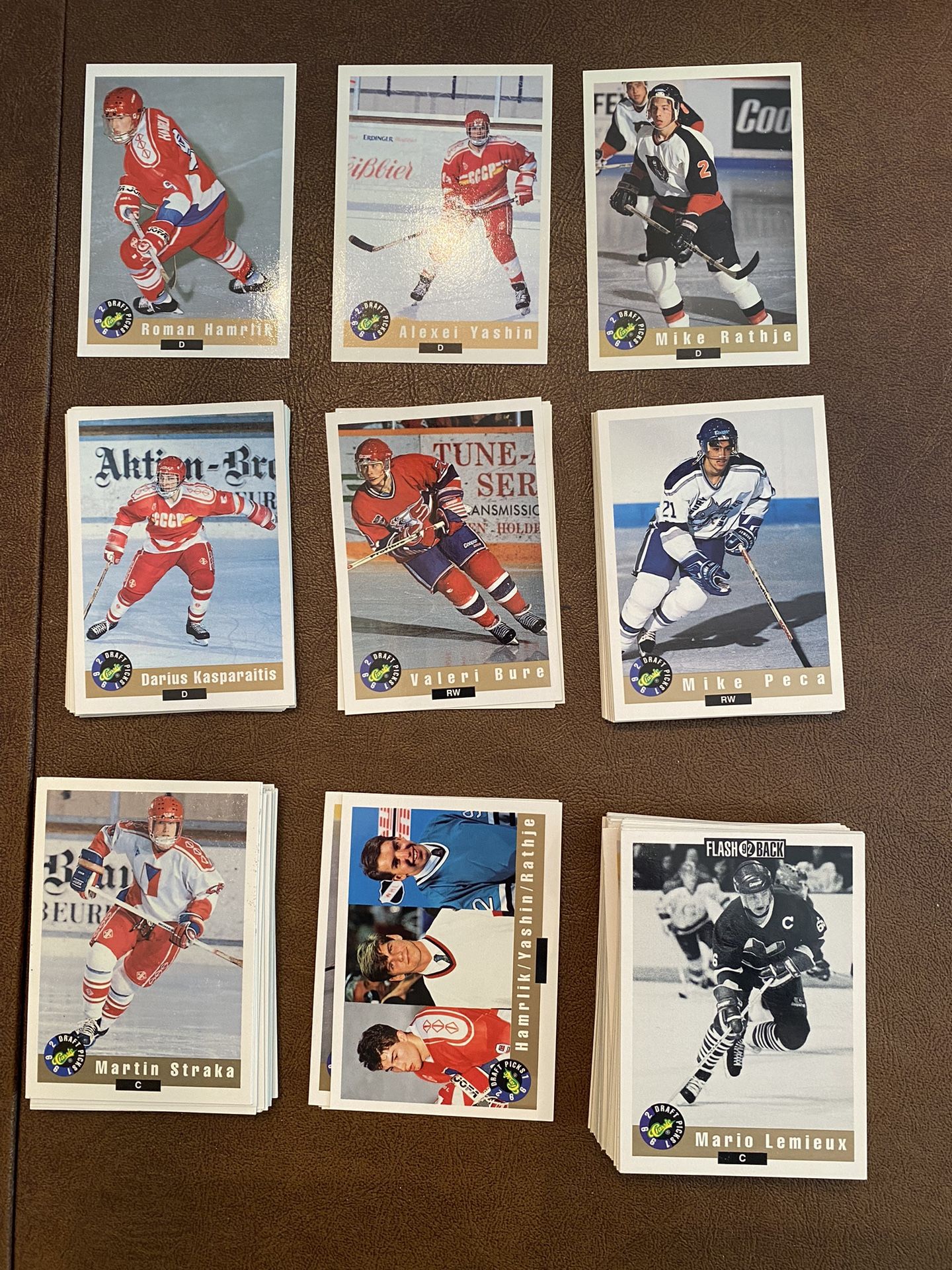 1992 CLASSIC DRAFT PICKS HOCKEY  Set 1-120 Manon Rheaume Rookie RC Mario Lemieux Complete Set