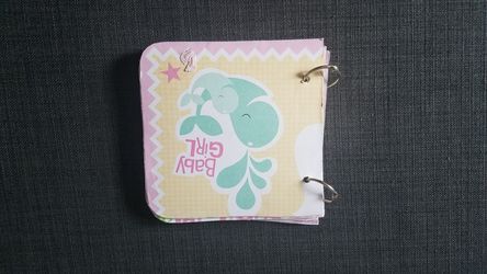 Baby Girl Handmade Scrapbook New