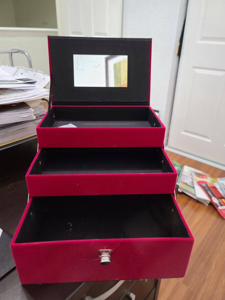 Makeup or Jewelry Box.