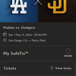 Padres vs Dodgers Game May 11