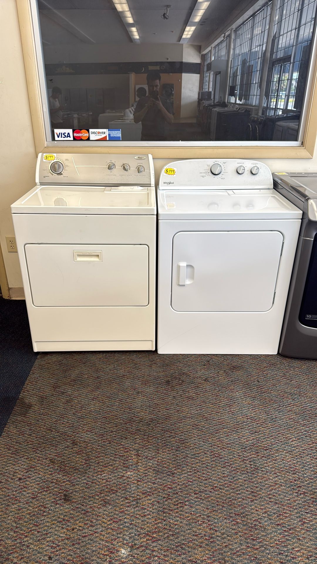 Whirlpool dryers