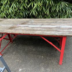 Older Outdoor Table