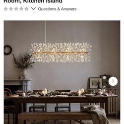 Modern chandelier