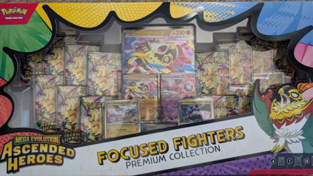 Sealed Ascended Heroes Focused Fighters Premium Collection & Disney Best Buddies Bundle. / PLEASE READ THE DESCRIPTION.