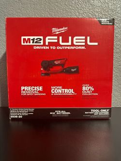 Milwaukee M12 3” Random Orbital Detail Sander