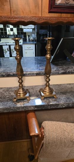Brass Candlestick Holders
