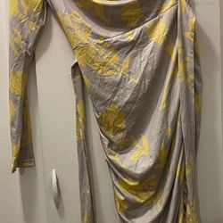 Stretch Midi One Shoulder Dress 