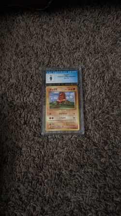 Graded Diglett Mint 9 1996 base set