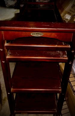 🍼 Graco Wood Changing Table (Espresso) – Solid & Sturdy