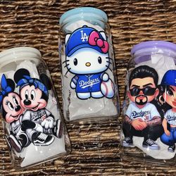 16oz Personalized Glass Can Cups
