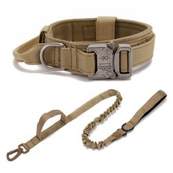 Set Dog Collar and leash set Tactical Collar K9