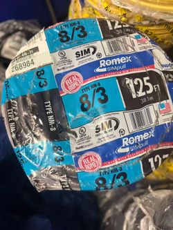 Romex 8/3 125ft