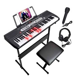 61key electric keyboard bundle set New