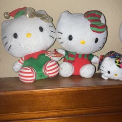 Christmas hello kitty beanie babies