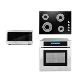 LUXURY KITCHEN APPLIANCES - New Open Box RANGE OVEN COOKTOP HOOD 
