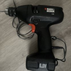 Black & Decker 6.0 V Drill 