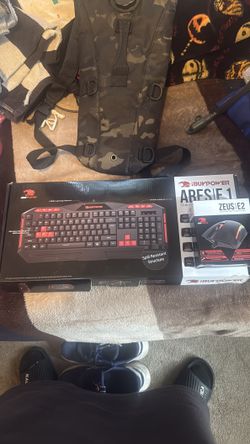 ARES E1 gaming keyboard and MOUSE ZEUS E2