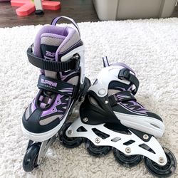 Girls Light Up Rollerblades, In Line Skates S M L