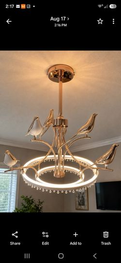 Rose Gold chandelier