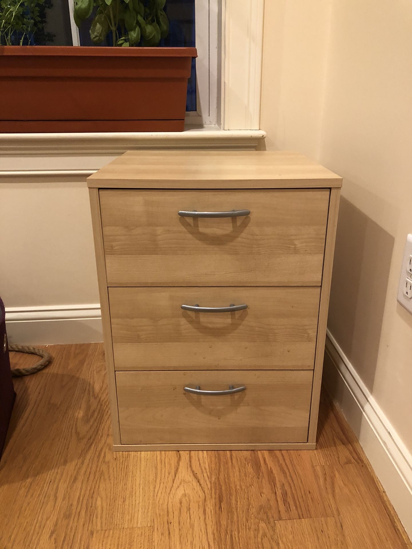 3 Drawer Storage Table