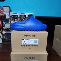 Adidas Yeezy Slides Azure Deadstock! Nike Yeezy Adidas Jordan 100% Authentic 