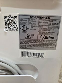 Dehumidifier used
