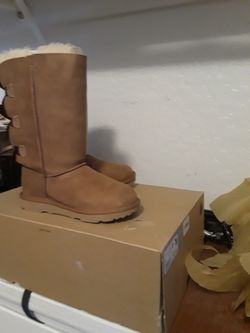ugg boots k bailey bow tall ll size 2 brand new