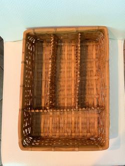 Vintage Utensil Basket