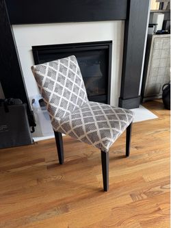 Anthropologie Fabric Dining Chair