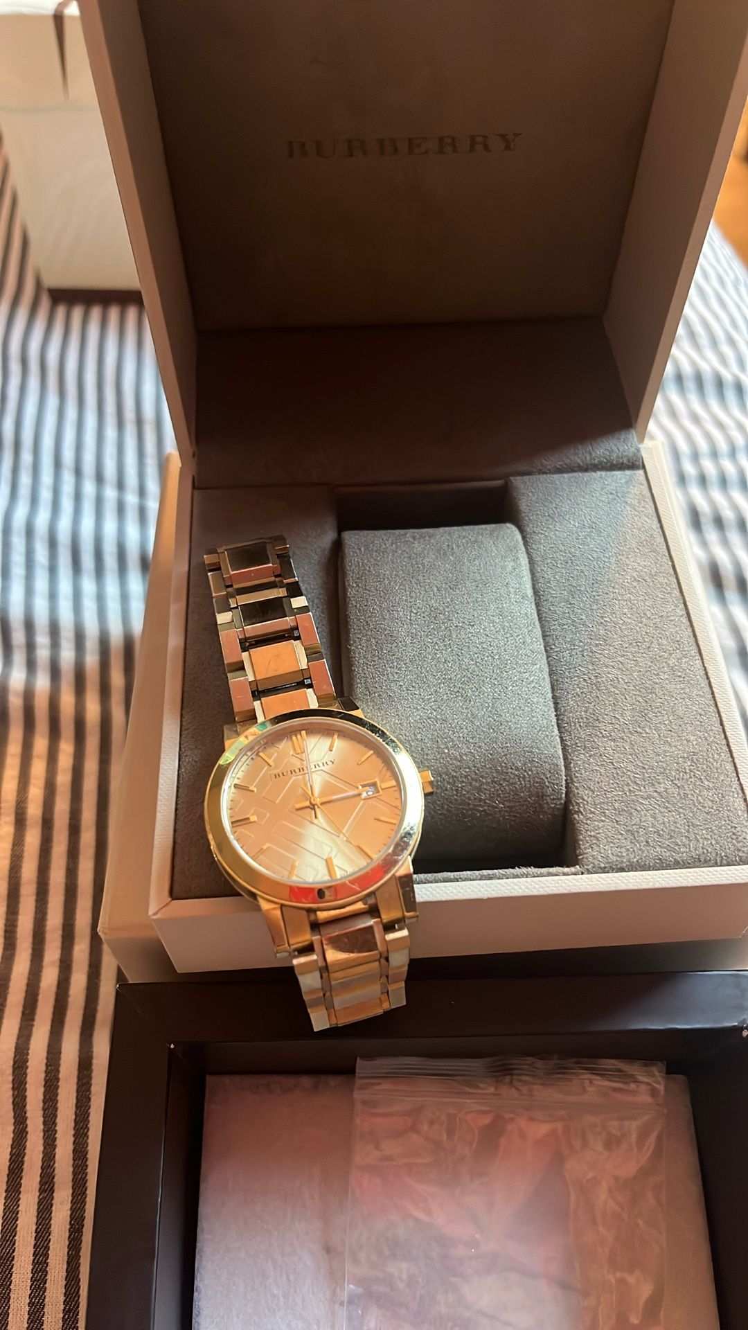 Burberry BU9134 Light Gold-tone Women's Watch