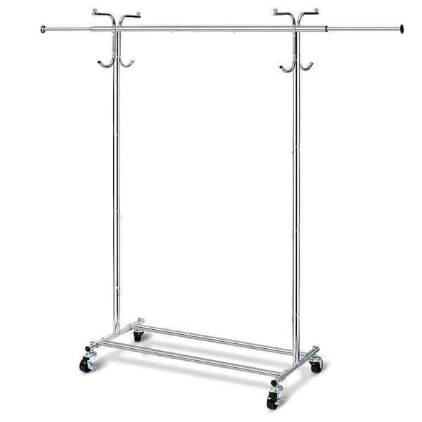 Clothes Rack With Lockable Wheels 
