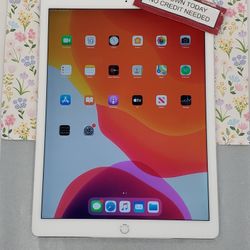 Apple IPad Pro 12.9 1st Gen Tablet Pay $1 DOWN AVAILABLE - NO CREDIT NEEDED