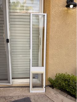 Medium size dog door