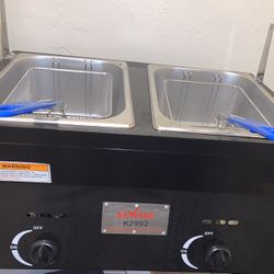 2 Sided Deep Fryer Never used Before