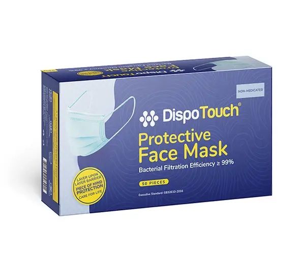 Protective Face Masks 50 Pcs Box
